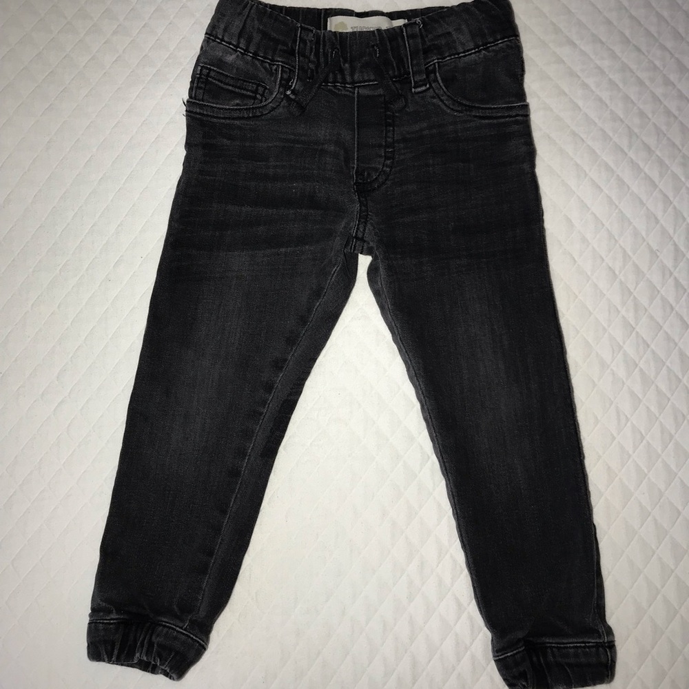 Tucker + Tate Black Denim Jogger Size 2T